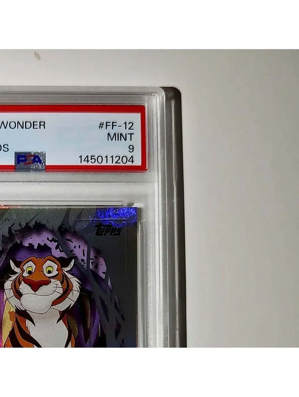 Rajah 2025 Topps Disney #FF-12 Furry Friends Card Aladdin PSA 9 MT